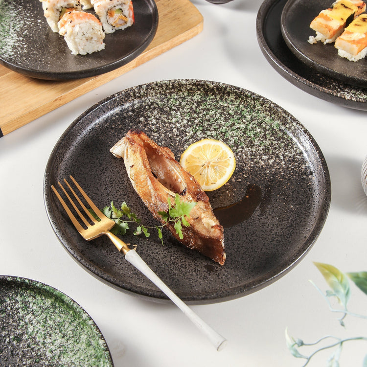 Aloha 16-Piece Green Stoneware Set