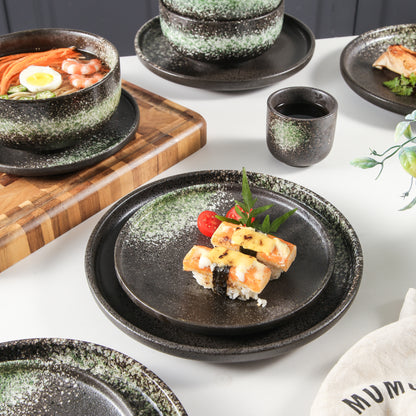 Aloha 16-Piece Green Stoneware Set