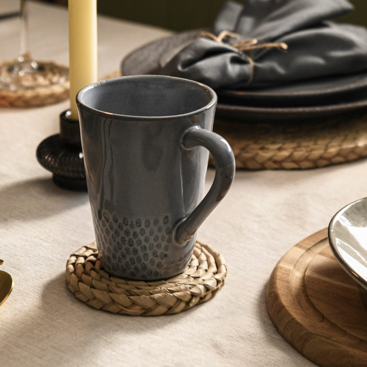 Malmo Charcoal Teardrop Mug
